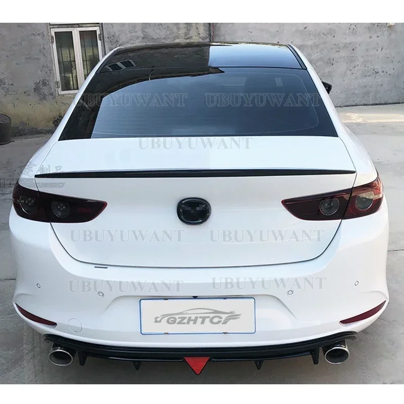 Spoiler For Mazda 3 Mazda3 Axela 2020-2021 Carbon Fiber Rear Wing