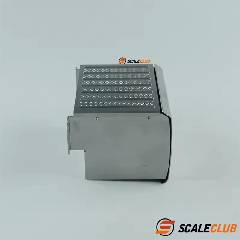 Scaleclub para mercedes benz 3363 1851 caixa de ferramentas do tanque de escape do trator para tamiya leu rc caminhão reboque basculante