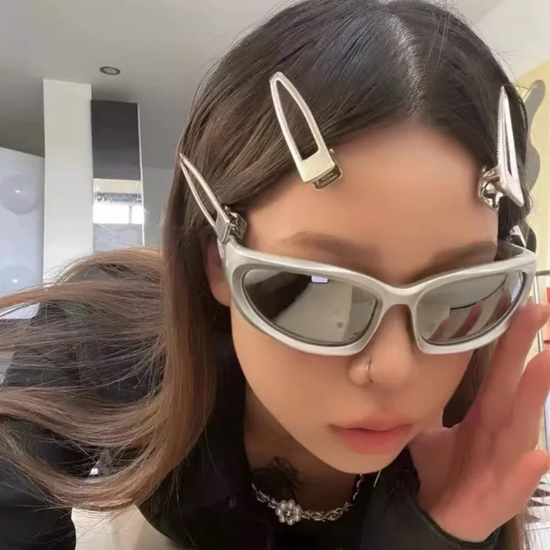 New arrival Rectangular Sunglasses for Women Men Vintage  nightclub Hip Hop Punk Sun Glasses Trend Female unisex sunglasses