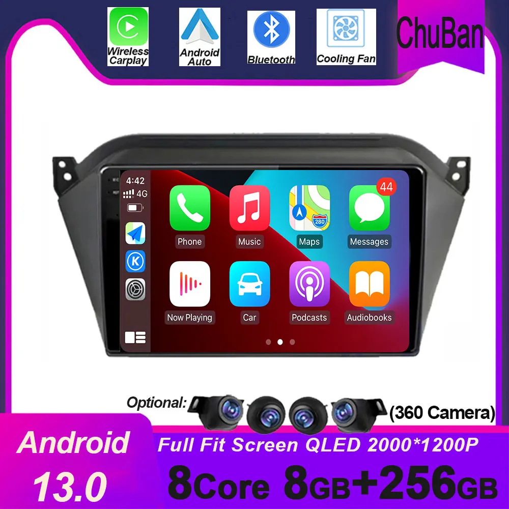 

10.1"Android 14 Car Radio For JAC S2 t40 2015 - 2018 Multimedia Video Player GPS Navigation Bluetooth Stereo Moniter Carplay