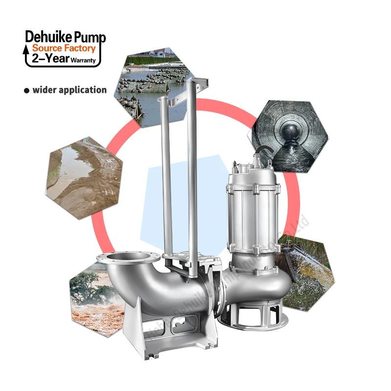 

Non-clog Submersible Sewage Pump 15hp Industrial Mining Dewatering Pumps