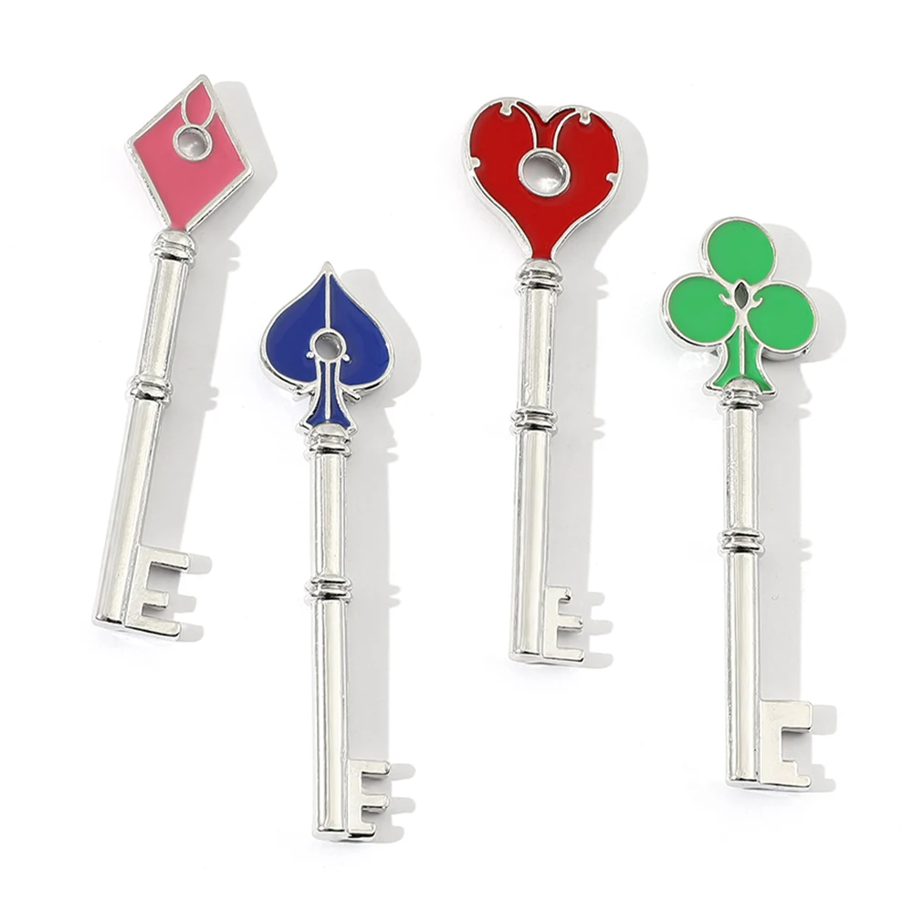 4 قطعة/المجموعة لعبة الشرور المقيم المفاتيح الشرطة أوراق اللعب شارة RPD ساحة البرقوق المعلقات كيرينغ لمحبي تأثيري جمع هدية