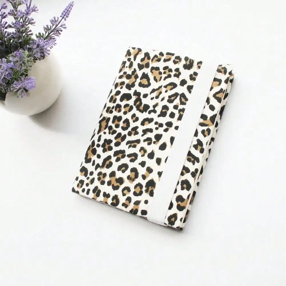 A5 A6 WÖCHEN Leopardenmuster Notizbuchhülle Planer Hülle Schutzhülle Journal Cover Schutz Büro Schreibwaren – Detail 6