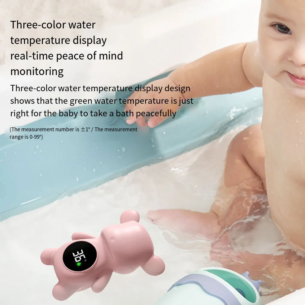 Baby Bath Temperature Meter Electric Gauge Baby Shower Floating Digital Water Baby Bath LED Display Safety Temperature Tester