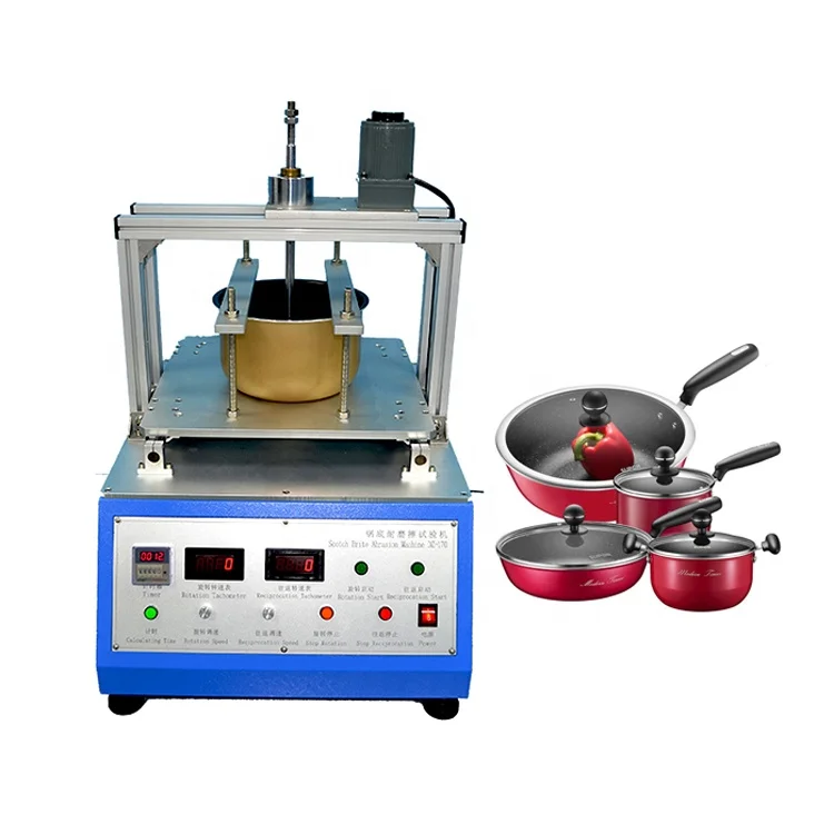 

EN 1096-2 Glass Crocking Abrasion Tester Bakeware and Cookware Abrasion Tester