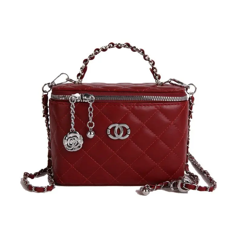 Fa Cai دلو حقيبة مقبض صلب المحمولة دلو حقيبة 2025 جديد قابل للتعديل سلسلة Crossbody الكتف حقيبة نسائية عبر الحدود حقيبة