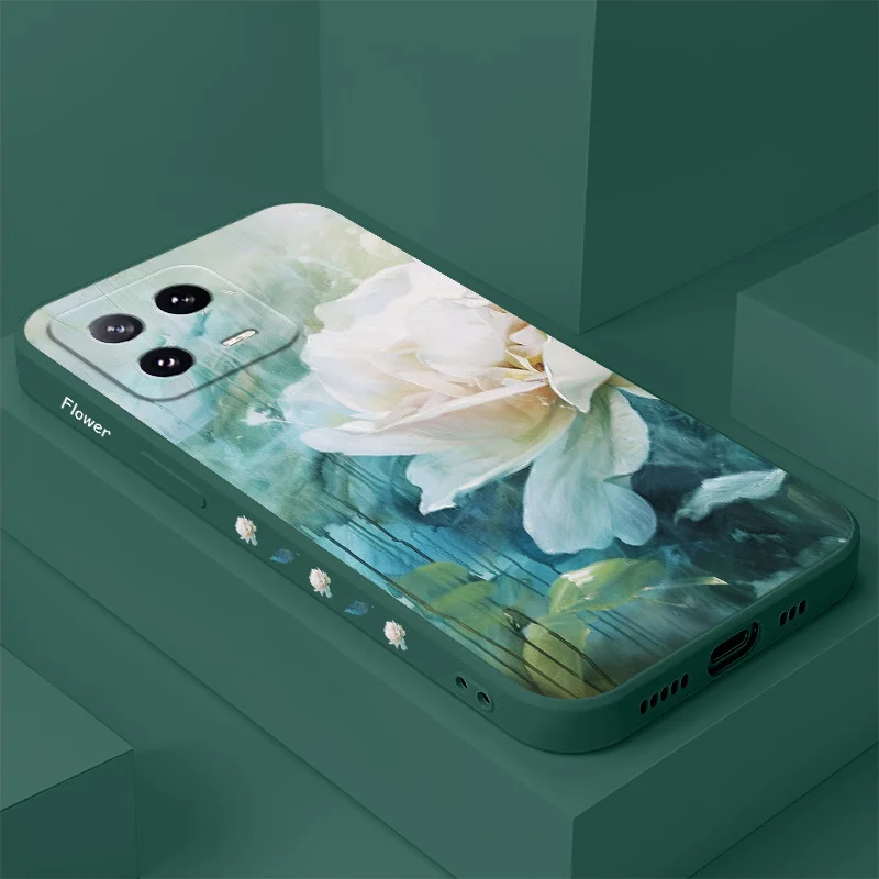 

Ethereal Flower Phone Case For Xiaomi Mi 15 14 14T 13 13T 12 12X 12T 12S 11 11T 10 10T 9 9T Pro Lite Liquid Silicone Cover
