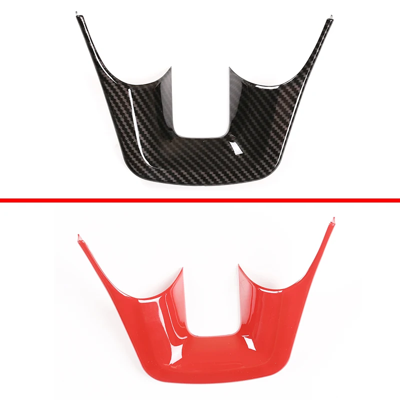 For Toyota Hilux 2015-2021 Car styling ABS Interior Steering Wheel Frame Panel U-shaped Button Frame Trim sticker Car Accessory