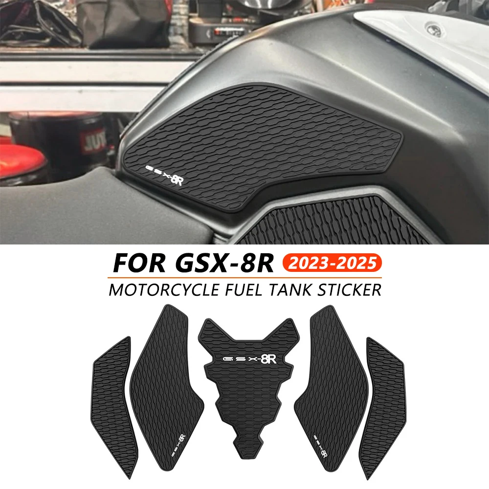 

Аксессуары для мотоциклов: Противоскользящие накладки на бак, наклейки-грипсы для коленей для GSX8R 2025, GSX-8R, GSX 8R 2023-2024