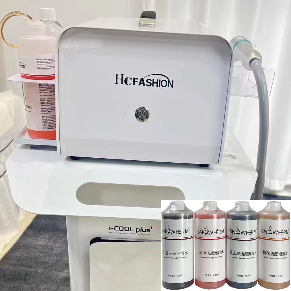 

400ml Magic Oxygen Bubble Machine Special Liquid For Deep Cleaning Mite Removing Moisturizing Oil Control Agilawood PlantExtract