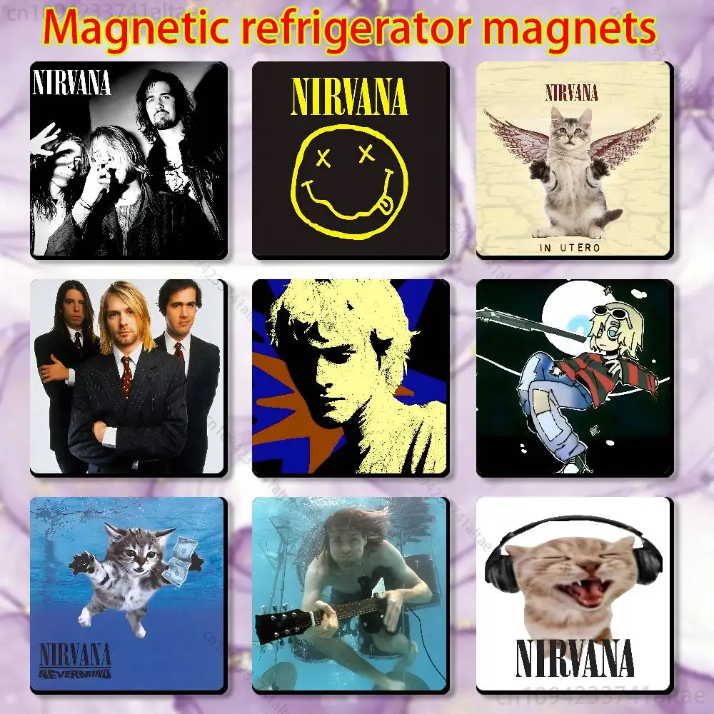 

N-NirvanaS Cool Magnetic Fridge Magnets - No Falling Off, Fit for Refrigerators, All Metal Surfaces,Home Decor