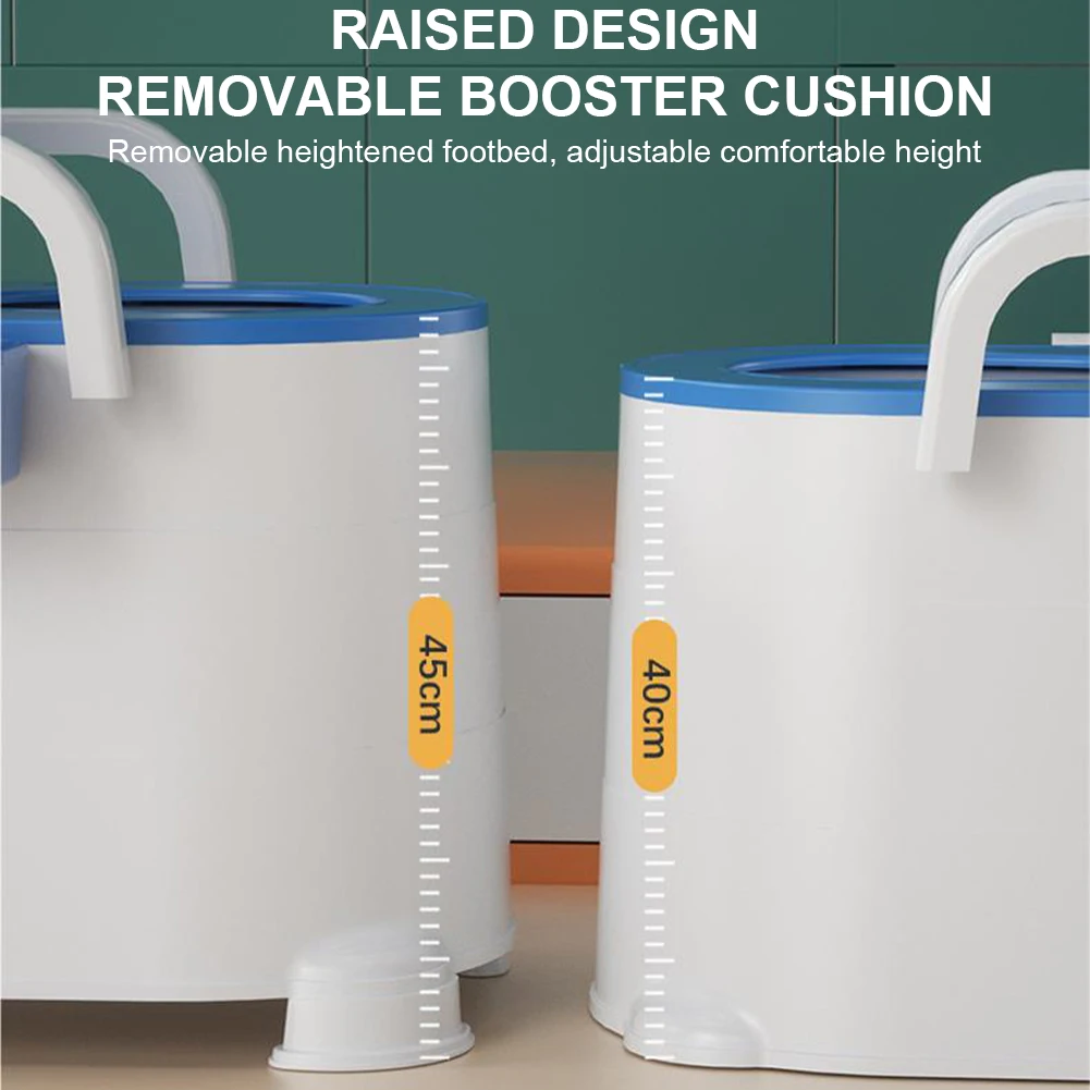 

Портативный прикроватный туалет-стул для приседаний, усиленный, с нескользящим покрытием и подлокотниками, для спальни