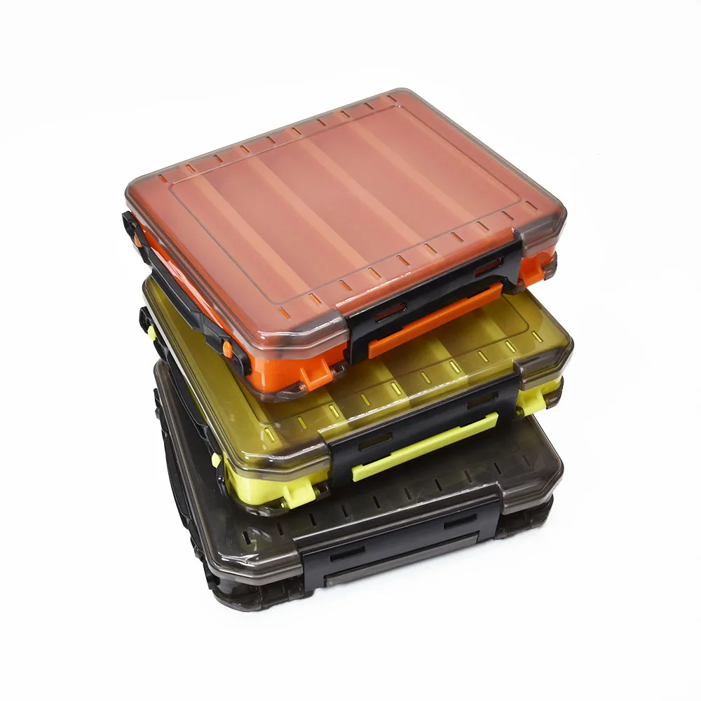 Double Sided Tackle Box Box Fishing Gear Accessory Storage Box Fishing Bait Box Mino Hard Bait Pencil Squid Fake Bait Box