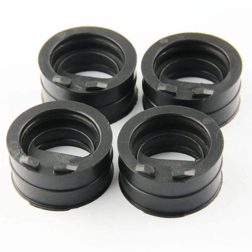

For Yamaha XJ400 Diversion XJ600S XJ600N 4BR-13598-10 4EB-13598-00 4pcs Motorcycle Carburetor Interface Manifold Intake Glue