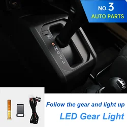 Car Retrofit Automatic Transmission LED Gear Light Fit For Suzuki Jimny JB64 Sierra JB74W 2019 2024 Interior Auto Accessories