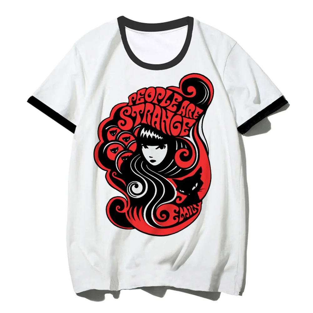 emily the strange t-shirts men designer t-shirts male manga Japanese anime clothes