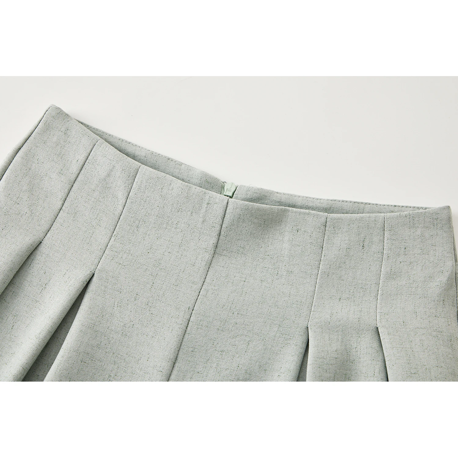 

HEVIP Korean Sle Simple Faion Pleated Casual Pants Women's High Waist Slimming Drapey Pants Spring New Arrival