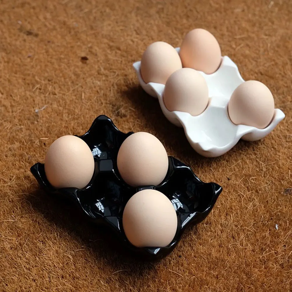 Egg Rack Storage Tray Silicone Mold DIY Cement Egg Bracket Concrete Ring Holder Plate Plam Resin Plaster Mold
