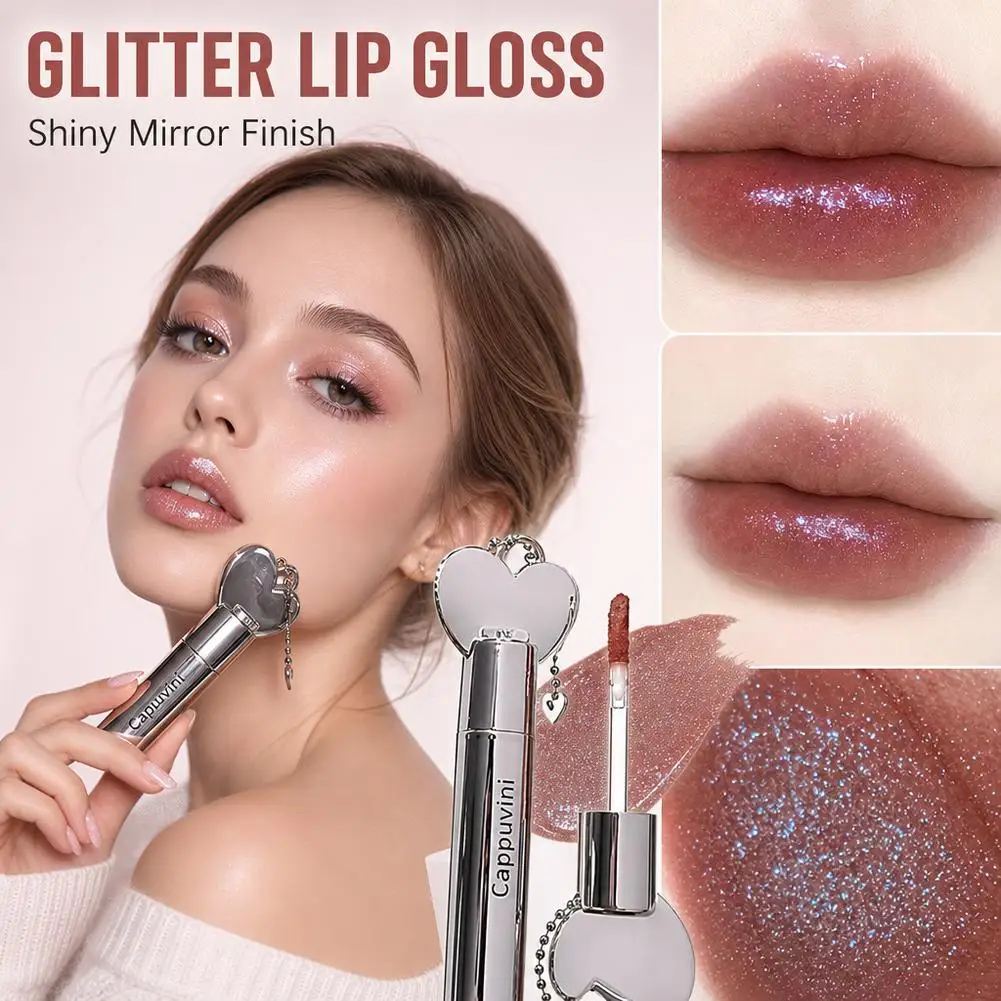 Waterglass Lip Glaze Mirror Shine Jelly Texture Non-Sticky Velvet Lipgloss Moisturizer High Pigment Long Lasting Korean Makeup