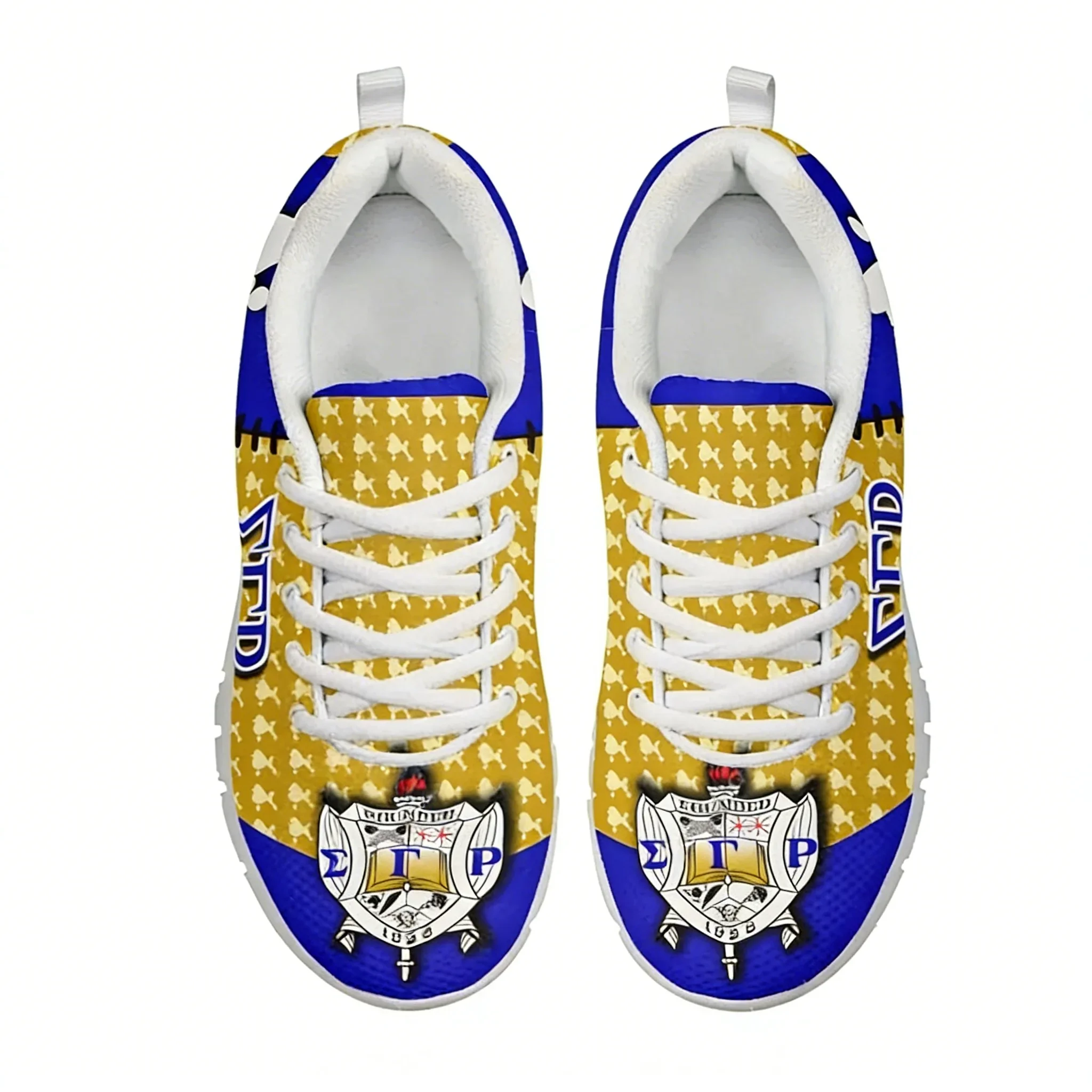 Zapatillas informales de moda con diseño Sigma Gamma Rho Poddles, zapatillas de deporte para mujer, zapatos vulcanizados de malla transpirable para caminar, novedad
