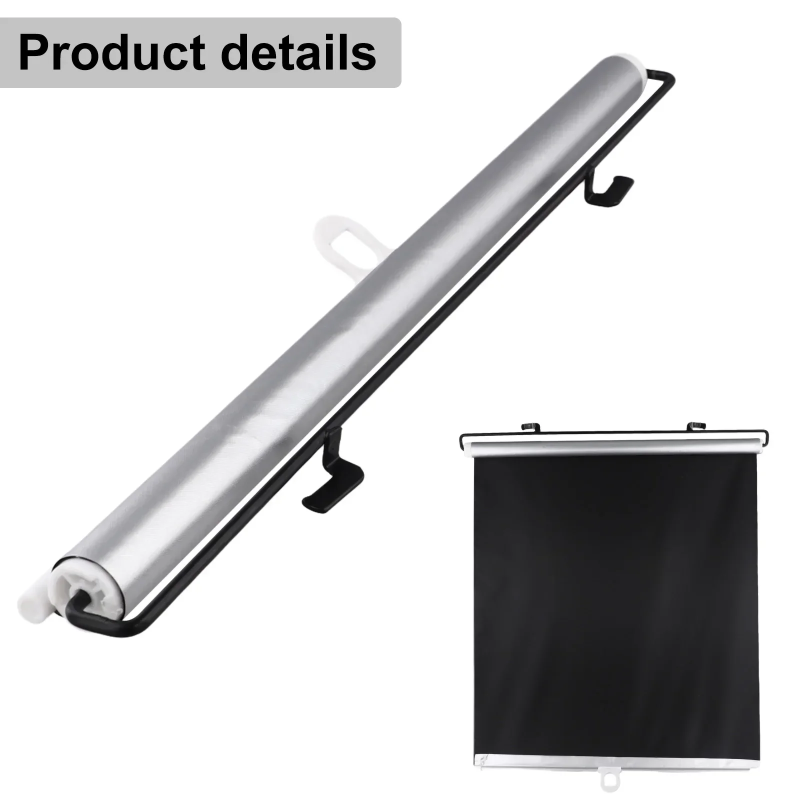 Sunshade Roller Blinds with Suction Cups for Car Bedroom Office Blackout Curtain Mesh Fabric for Privacy and Heat Reduction