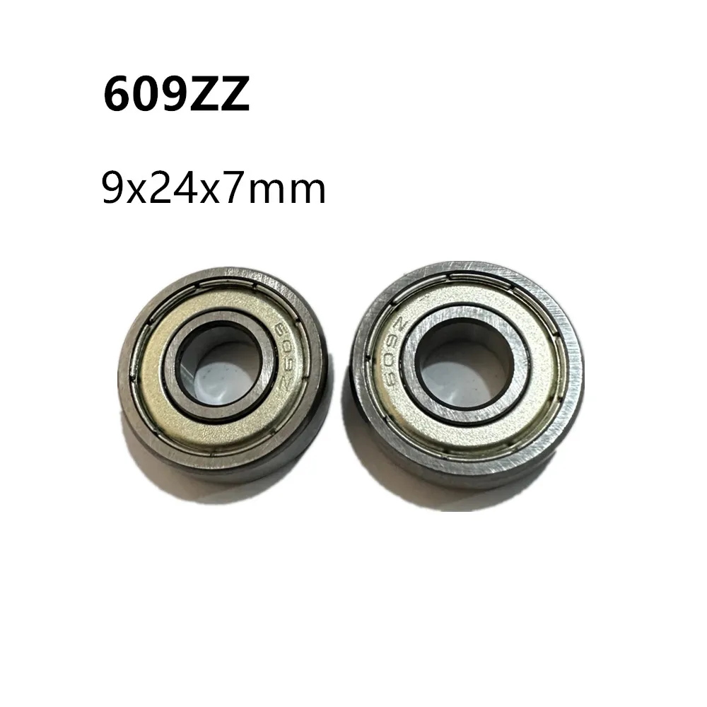 10Pcs 609ZZ Deep Groove Ball Bearing 9x24x7mm Miniature Bearings 609Z for Precision Machinery