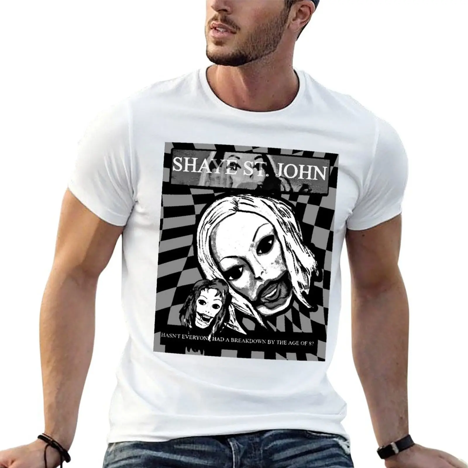 Shaye Saint John T-Shirt topping blacks designer t shirt men