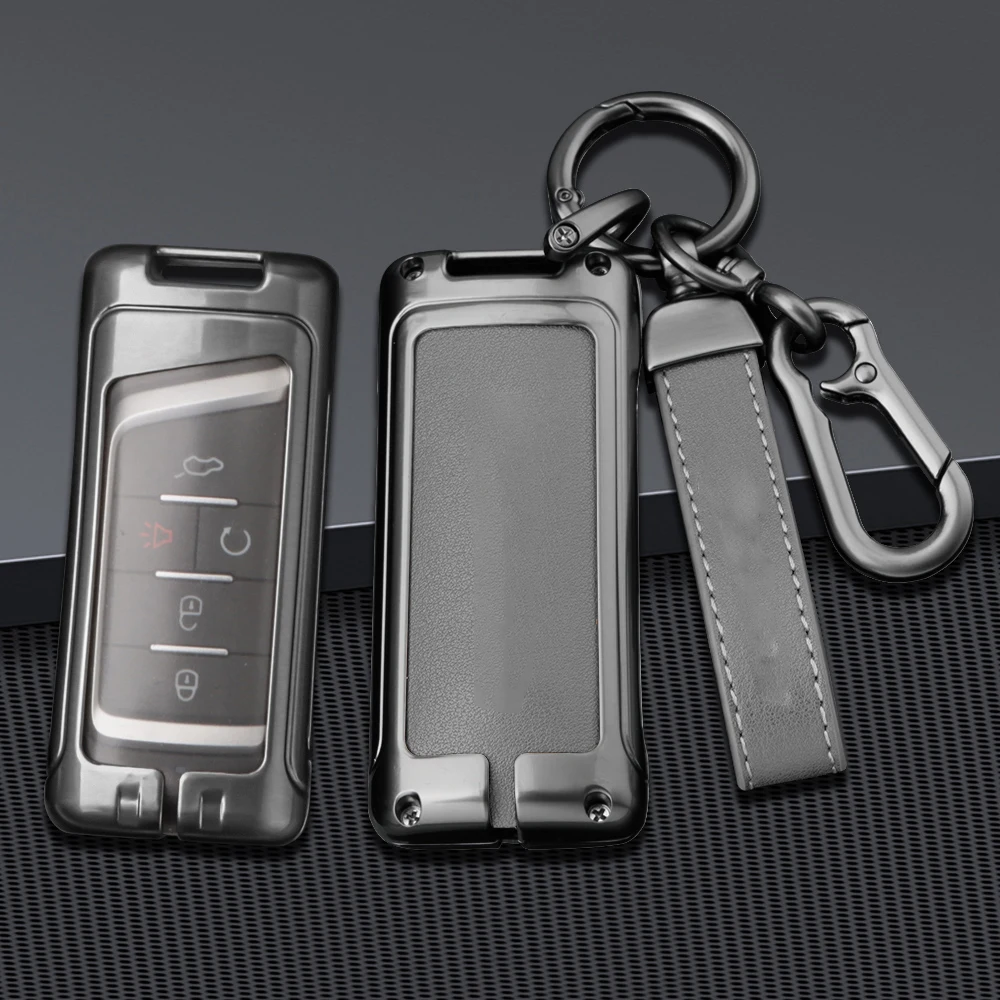 

Alloy Car Remote Key Case Cover For GAC Trumpchi GS7 GS8 GM8 GS5 GA6 GM6 Key Protect Holder Fob Keychain Accessories Car-Styling