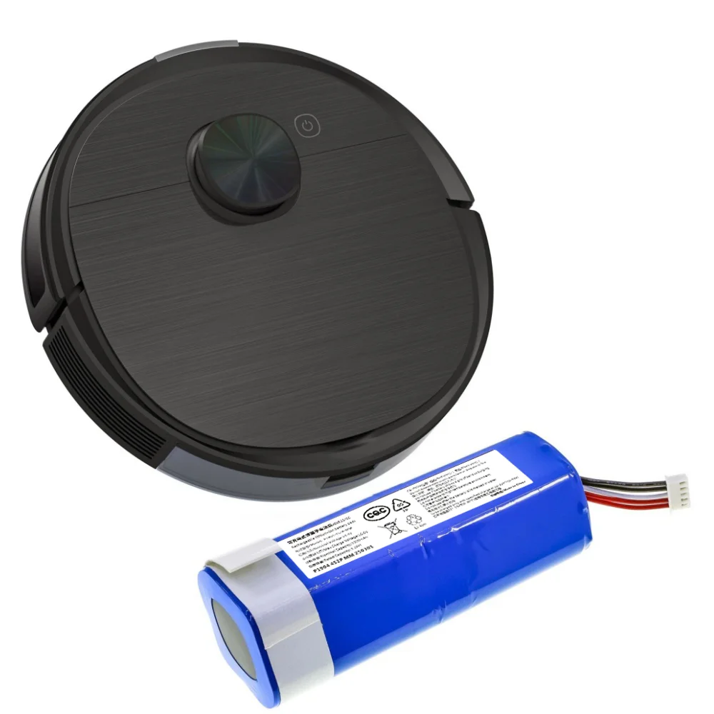 Upgraded High Capacity 14.4V 5200mAh Replacement Battery for Ecovacs Deebot X1 T20 Omni T8 Pure T9 T10 T5 Ozmo 950