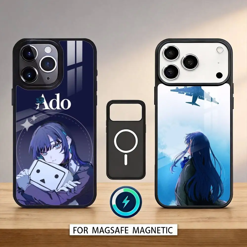 A-Ado Rose Mobile Phone Case For iPhone 17,16,15,14,13,12,Pro,Max For Magsafe Magnetic Wireless Charging