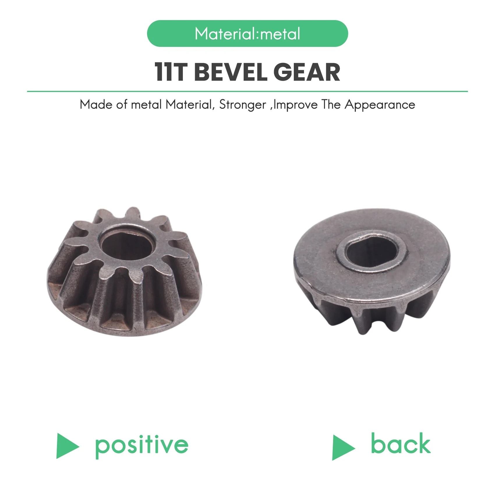 2 ชิ้น 11 ครั้งเกียร์เอียง EA1038 สําหรับ JLB Racing CHEETAH 1/10 Brushless RC รถอะไหล่อุปกรณ์เสริม