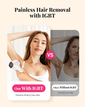 990k Flashes IPL Laser Hair Removal - Professional Permanent Solution for Body, Bikini & Face 9