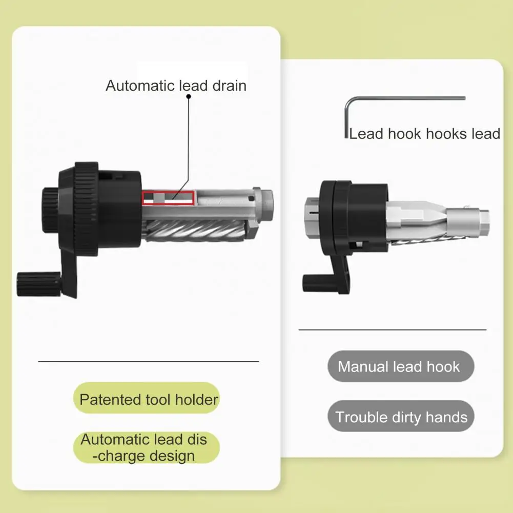 Adjustable Pen Tip Pencil Sharpener Art Student's Essential 5-gear Manual Pencil Cutter Sketch Special Hand for Stationery