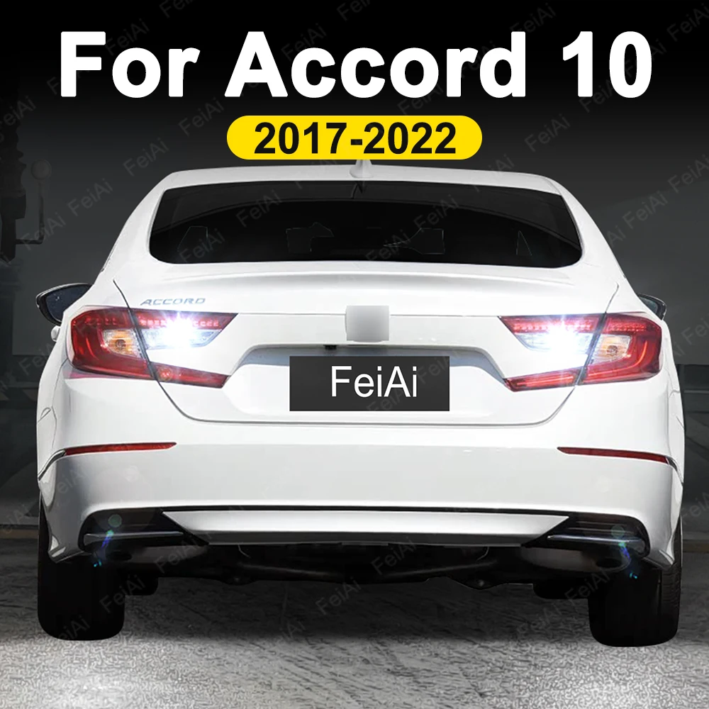 For Honda Accord 10 10th Gen G10 LED Reverse Lights Car Reversing Light Bulb Accord 2017 2018 2019 2020 2021 2022 Accessories