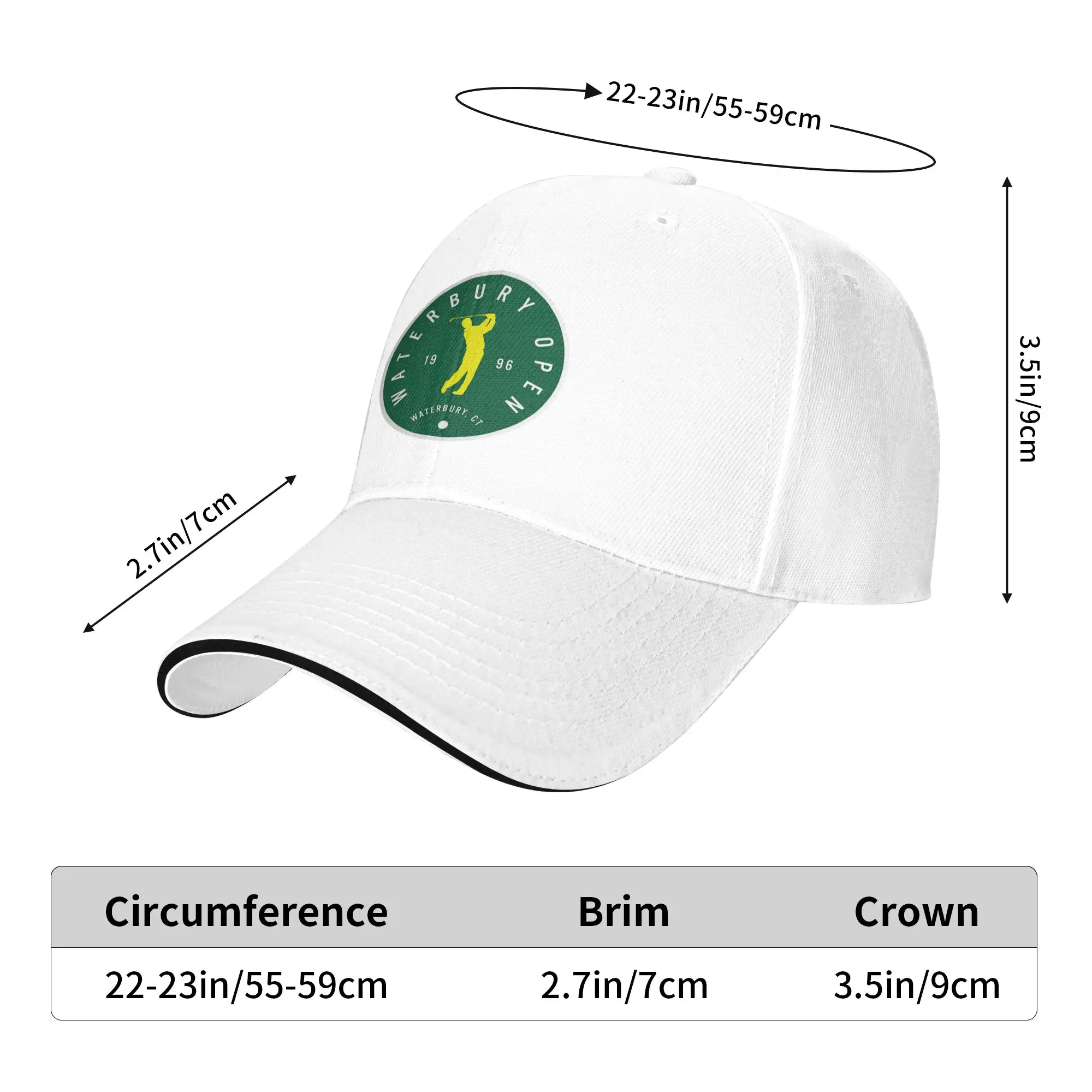Happy Gilmore - Waterbury Open Badge Design Gift For Children Men Women A Baseball Cap Hat