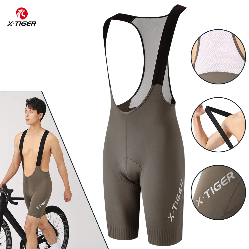 

X-TIGER велосипедные шорты нагрудник мужские велосипедные шорты брюки дорожные с карманами одежда мужские велосипедные шорты велосипед дышащие летние