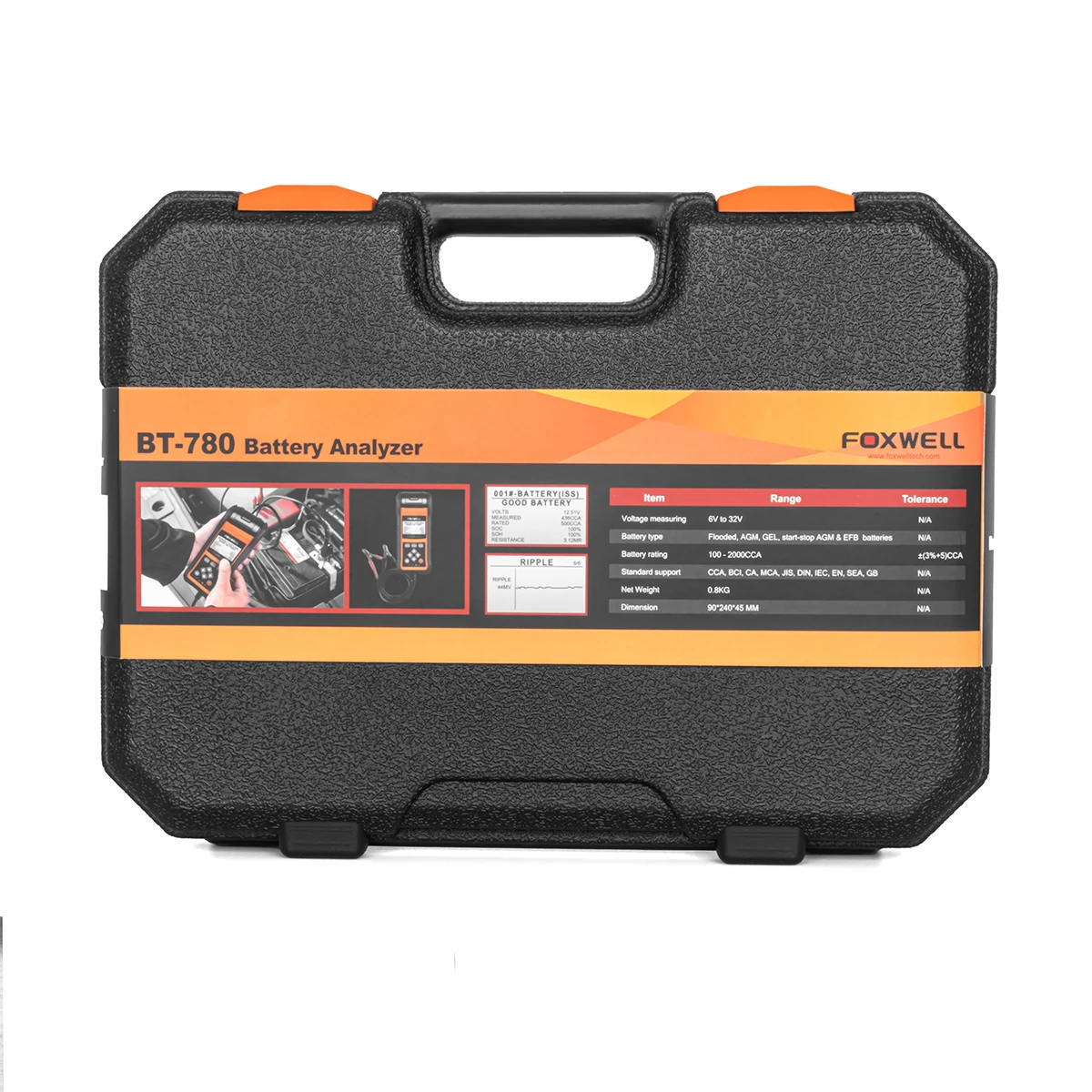 Universal Best Selling FOXWELL BT780 Universal Car Battery Test Type 12V 24V Universal Battery Tester Analyzer With Printer - Image 6
