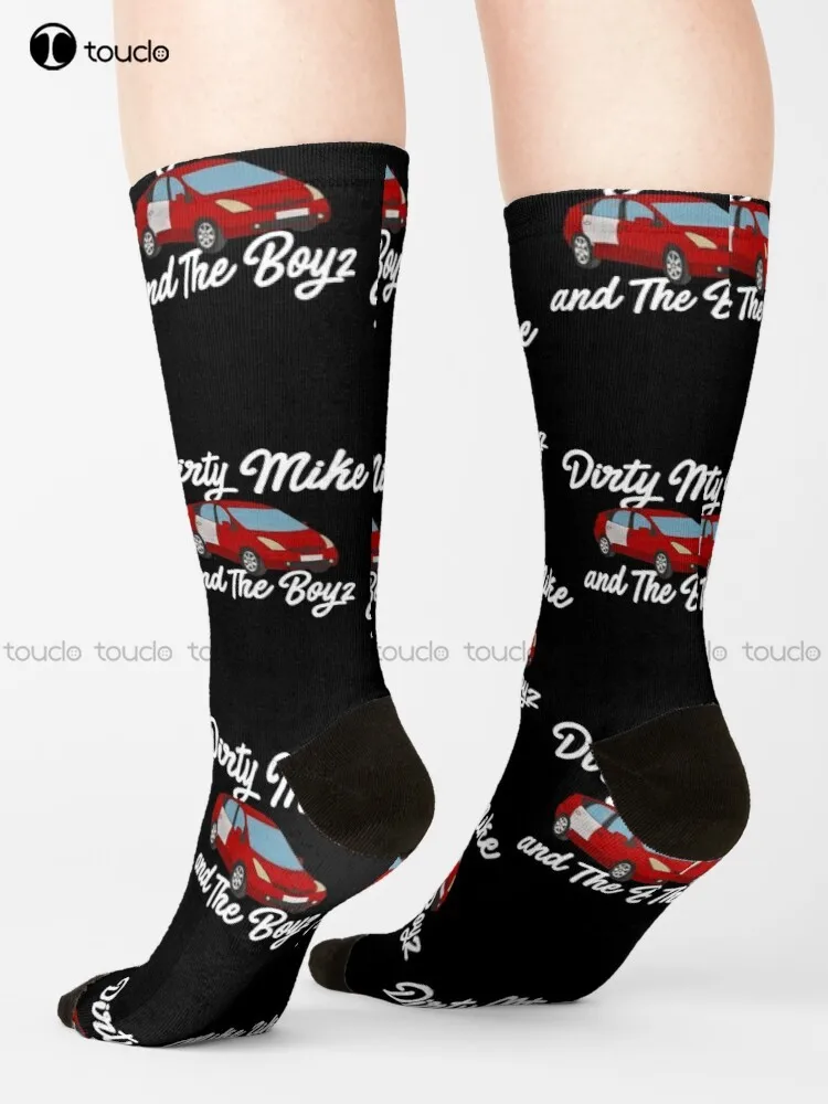 Dirty Mike And The Boys Red Car Gift For Fans For Men And Women Socks High Socks Women Personalized Custom Gift Harajuku Retro