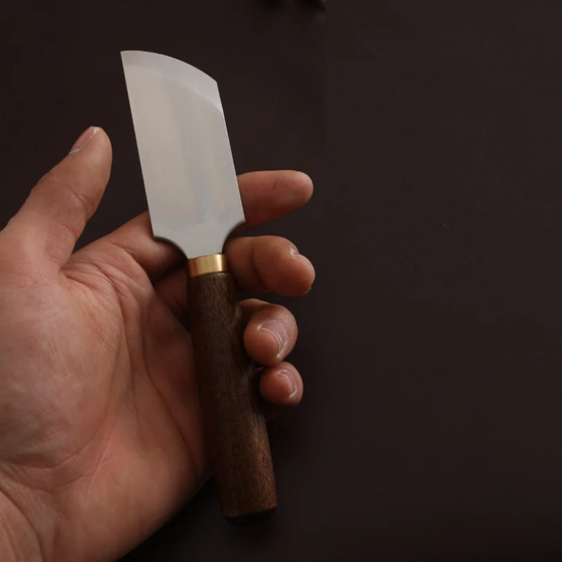 Ceviz Saplı D2 Çelik Japon Der - Round Knife Leatherwork incelemesi ve fiyatı