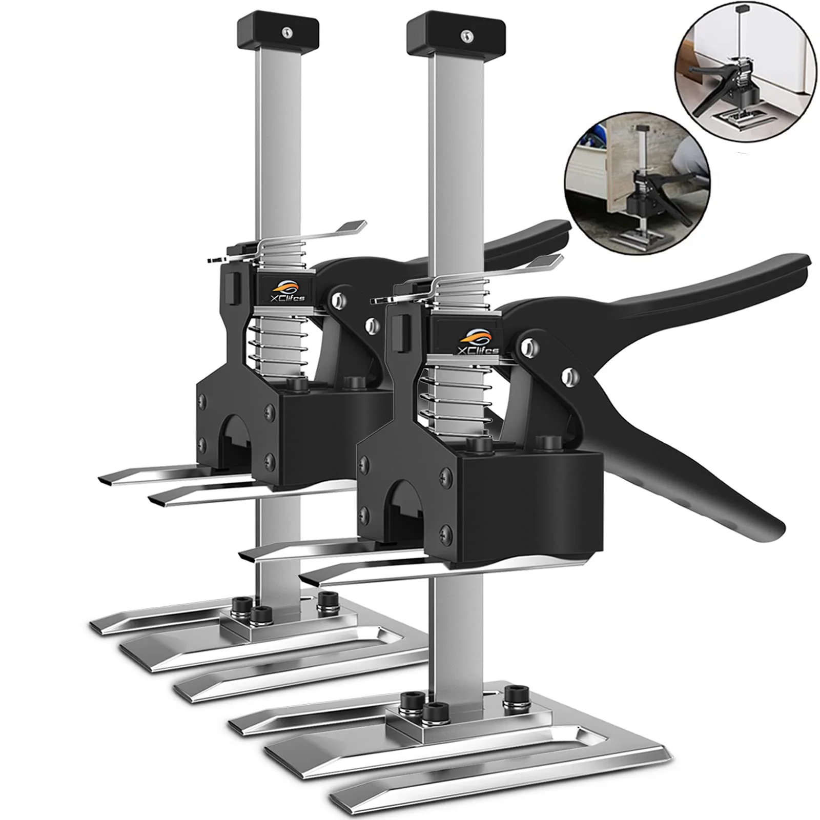 

Labor-Saving Handle 2 Pack, Construction Jack, Wall Tile Locator, Multi-Function Height Adjustment Lifting Device