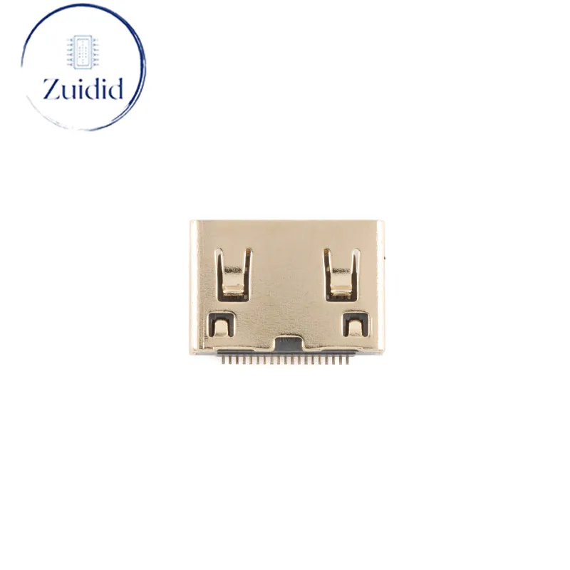 5-10pcs Micro Mini HDMI-Compatible Female Jack/Plug Socket USB Connector Type C D 19PIN Horizontal SMD for HD Display Interface