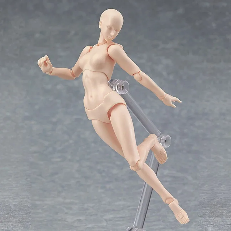 Miniature Figurine Doll Model 13cm Action Figure Artist Movable Body Male Female Figure PVC Model Mannequin Desktop Ornament view 4