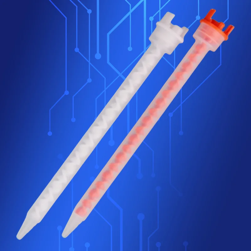 Free Shipping! Precision AB Mixing Tube (MF08-18) - Ensures Perfect 2K Adhesive Mixing w/ Bayonet Lock & 18-Section Spiral Core