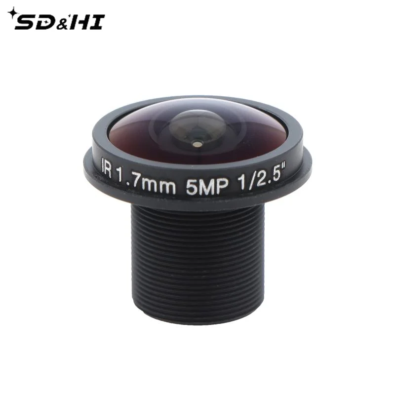 1.7mm Fisheye Lens 5Megapixel For HD CCTV IP Camera Mount 1/2.5