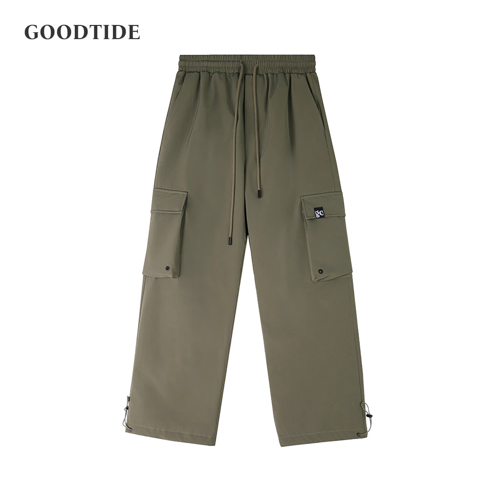 موضة الرجال 85% الأبيض بطة أسفل فائدة أسفل السراويل 2025 شتاء جديد مرونة الخصر فضفاض بلون بناطيل تدفئة غير رسمية #4