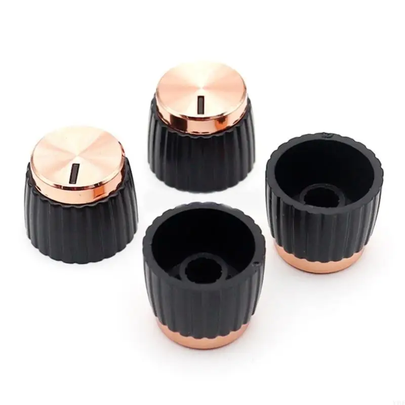 y4ue مكبر صوت الغيتار amp amplifier push on fit knobs لوحة التبديل استبدال