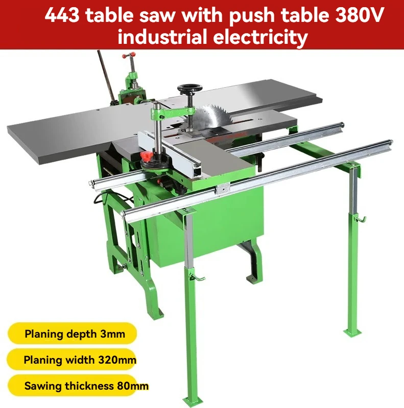 3kw 380v Electric Planer Efficient Durable Multi-functional Woodworking Table Saw Planer Woodworking Planer