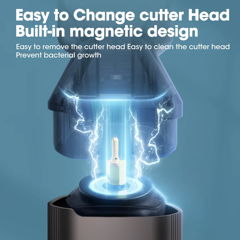 يونيكورن 6 في 1 متعددة الوظائف مجموعة تنظيف الشعر الرجال ماكينة حلاقة ماكينة حلاقة معدنية الأنف الشعر المتقلب مريحة آلة تشذيب الشعر