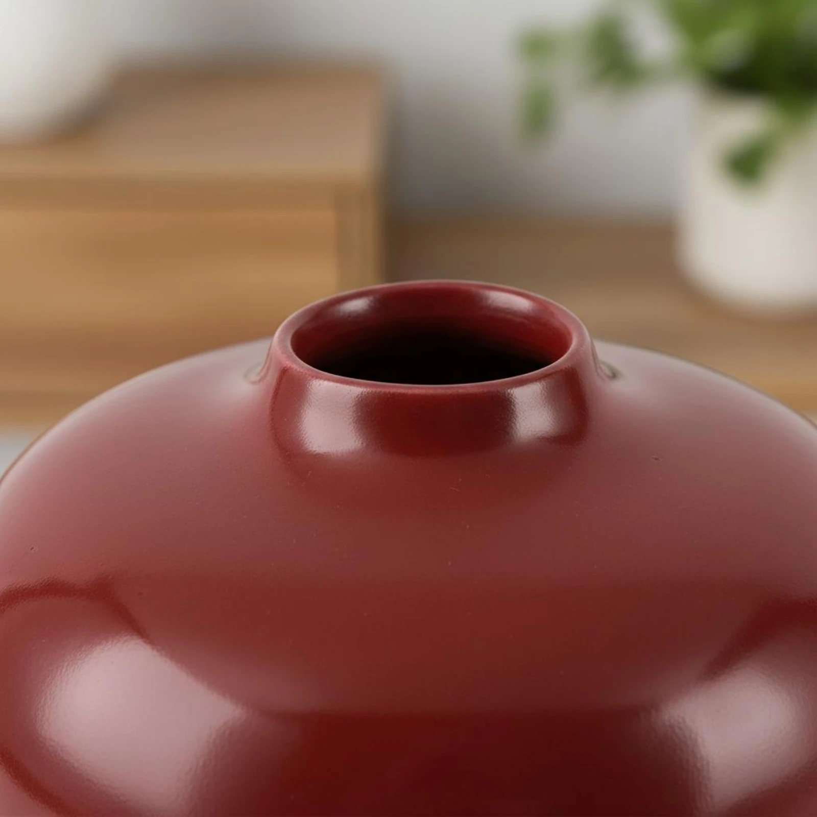 

Red Ceramic Vase Flower Arrangement Red Decorative Vase Home Decor Modern Design