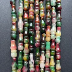 8*25MM Tourmaline Muslim Rosary Tasbih Buddha Tower Natural Stone Bead for Prayer Necklace Jewelry Making DIY Party Holiday Gift